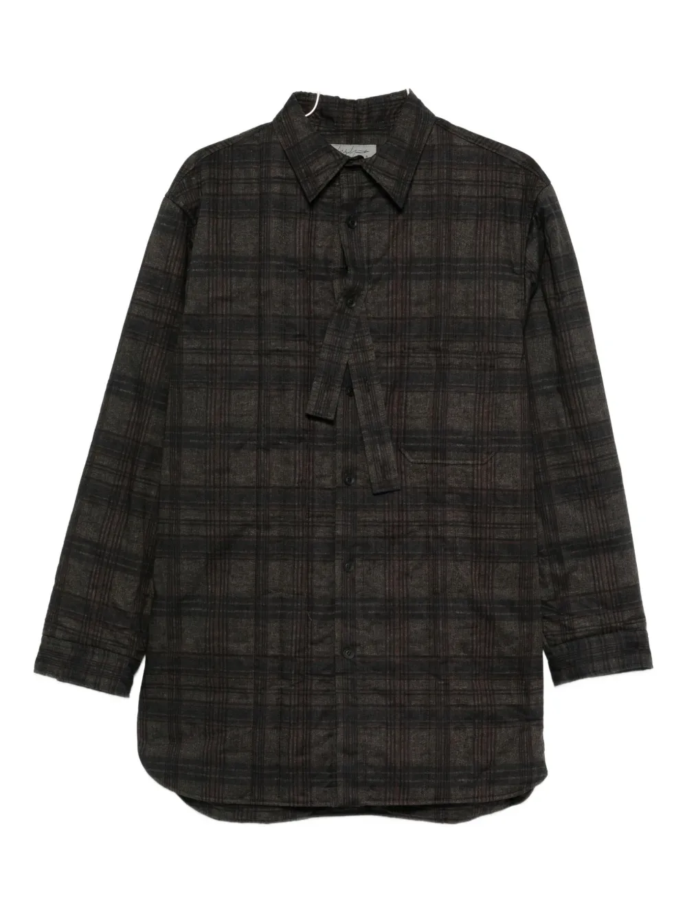 Рубашка в клетку Yohji Yamamoto, коричневый
Рубашка в клетку Yohji Yamamoto, коричневый