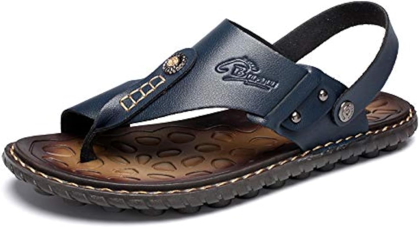 Мужские сандалии для дома и улицы, пляжные шлепанцы, повседневные кожаные шлепанцы с ремешком, двухфункциональные, спортивные тапочки, мягкие Luodenglang, синий
Мужские сандалии для дома и улицы, пляжные шлепанцы, повседневные кожаные шлепанцы с ремешком, двухфункциональные, спортивные тапочки, мягкие Luodenglang, синий
