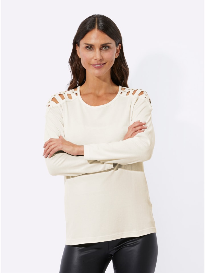 Рубашка с длинными рукавами цвета экрю WITT WEIDEN
Рубашка с длинными рукавами цвета экрю WITT WEIDEN