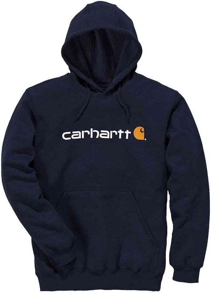 Толстовка средней плотности с фирменным логотипом Carhartt, темно-синий 
Толстовка средней плотности с фирменным логотипом Carhartt, темно-синий