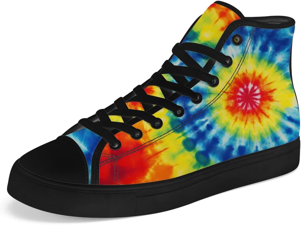 Мужские и женские высокие кеды с узором тай-дай на холщовой ткани, высокие кроссовки на шнуровке, повседневная обувь Chebing, 622 Multicolor
Мужские и женские высокие кеды с узором тай-дай на холщовой ткани, высокие кроссовки на шнуровке, повседневная обувь Chebing, 622 Multicolor