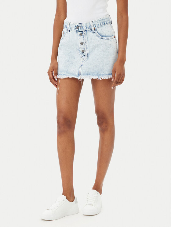 Джинсовая юбка обычного кроя Max Belted 26973 One Teaspoon, синий
Джинсовая юбка обычного кроя Max Belted 26973 One Teaspoon, синий