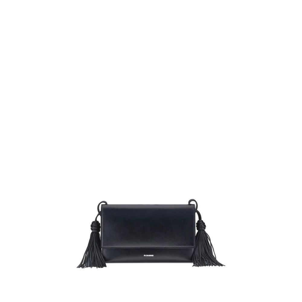 Сумка женская через плечо с кисточкой Jil Sander, черный
Сумка женская через плечо с кисточкой Jil Sander, черный