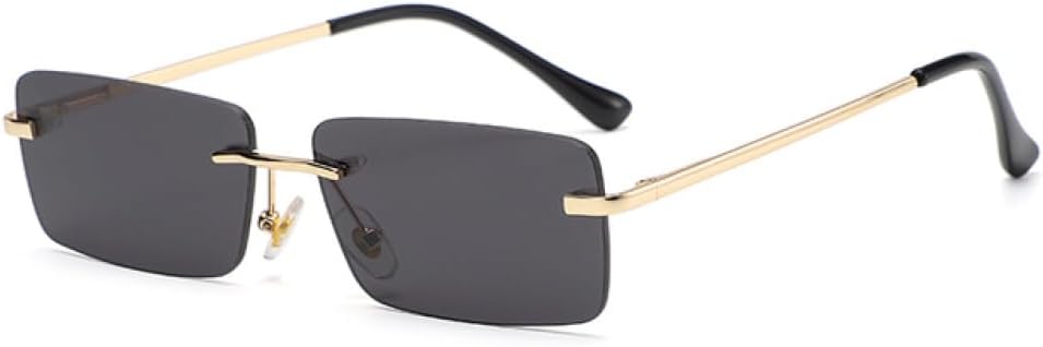 Винтажные квадратные солнцезащитные очки 2027 года, маленькие, для женщин, без оправы, металлические солнцезащитные очки с защитой от УФ-излучения UV400 MTZJH, Gold Black
Винтажные квадратные солнцезащитные очки 2027 года, маленькие, для женщин, без оправы, металлические солнцезащитные очки с защитой от УФ-излучения UV400 MTZJH, Gold Black