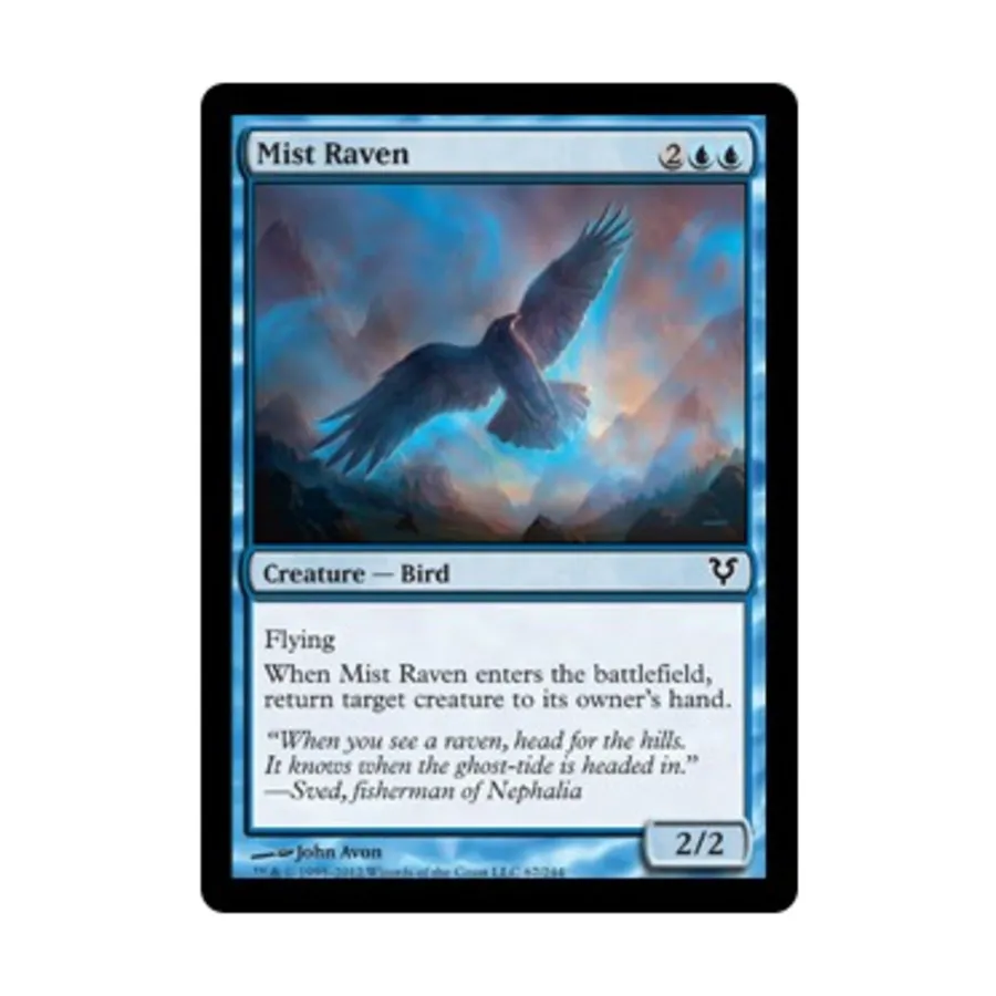 CCG Туманный ворон (клавиша C), MTG - Avacyn Restored
CCG Туманный ворон (клавиша C), MTG - Avacyn Restored