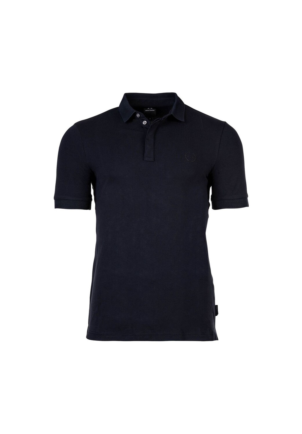 Мужская рубашка-поло - приталенного кроя, однотонная, хлопок стрейч ARMANI EXCHANGE, цвет Marine
Мужская рубашка-поло - приталенного кроя, однотонная, хлопок стрейч ARMANI EXCHANGE, цвет Marine