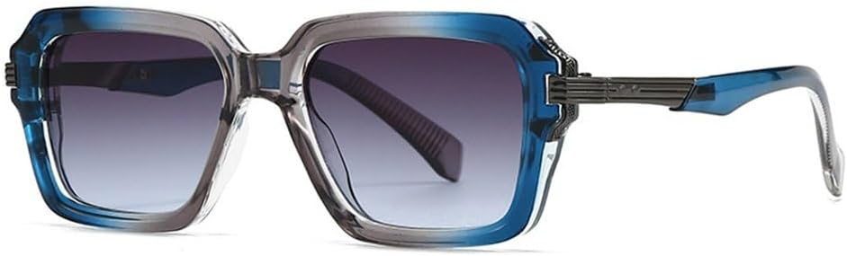 Мужские солнцезащитные очки в стиле ретро с двухцветной оправой и заклепками, женские очки с синим градиентом, защита от ультрафиолета UV400, модный панк-стиль KTUCN, C3 Blue Gray
Мужские солнцезащитные очки в стиле ретро с двухцветной оправой и заклепками, женские очки с синим градиентом, защита от ультрафиолета UV400, модный панк-стиль KTUCN, C3 Blue Gray