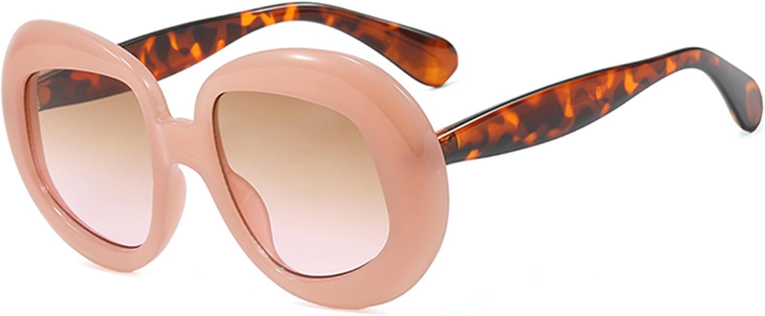 bullabulling Модные толстые круглые солнцезащитные очки для женщин и мужчин в стиле ретро, массивные овальные, для фестивалей и вечеринок, конфетных цветов, панк, Pink
bullabulling Модные толстые круглые солнцезащитные очки для женщин и мужчин в стиле ретро, массивные овальные, для фестивалей и вечеринок, конфетных цветов, панк, Pink