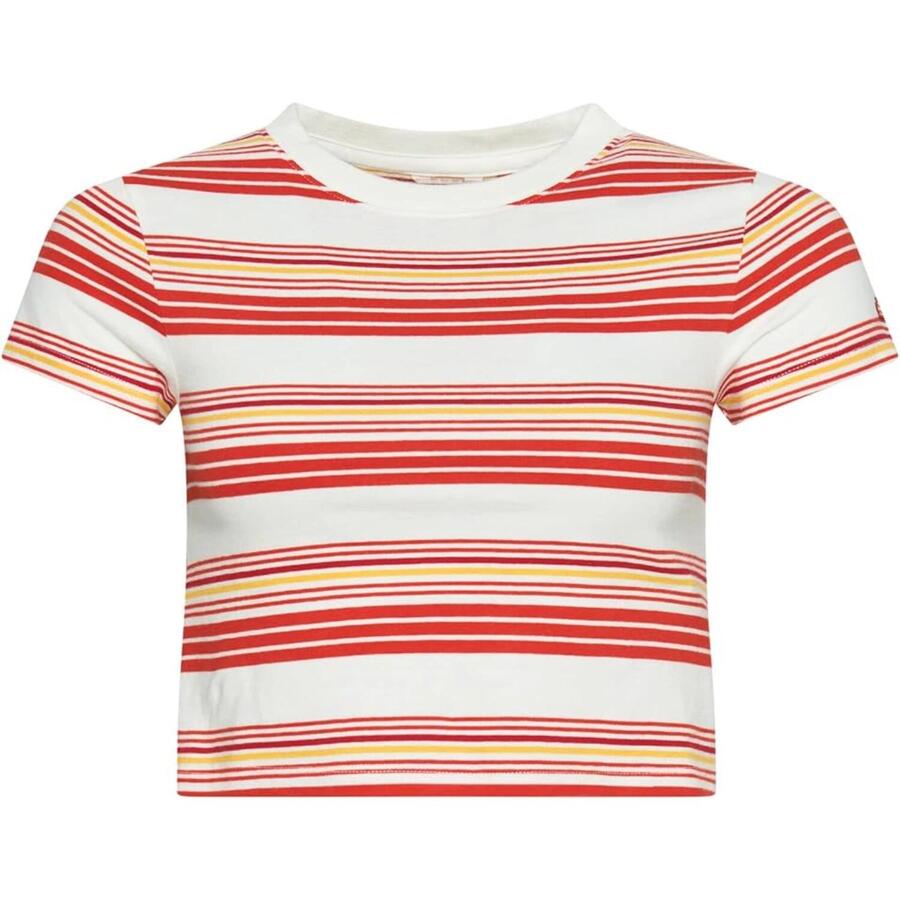 Женская винтажная укороченная походная футболка Superdry
Женская винтажная укороченная походная футболка Superdry