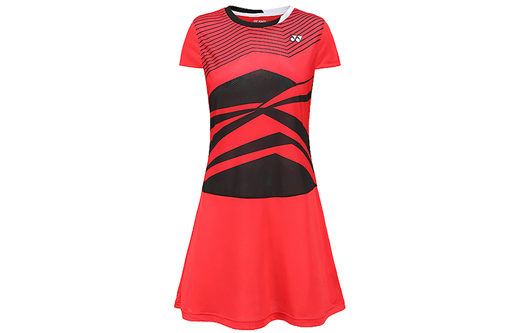Женское короткое платье с коротким рукавом YONEX, красное
Женское короткое платье с коротким рукавом YONEX, красное