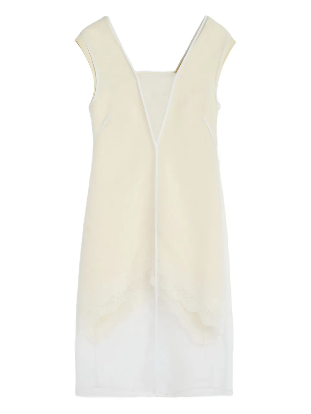 Платье миди с V-образным вырезом Jil Sander, белый
Платье миди с V-образным вырезом Jil Sander, белый