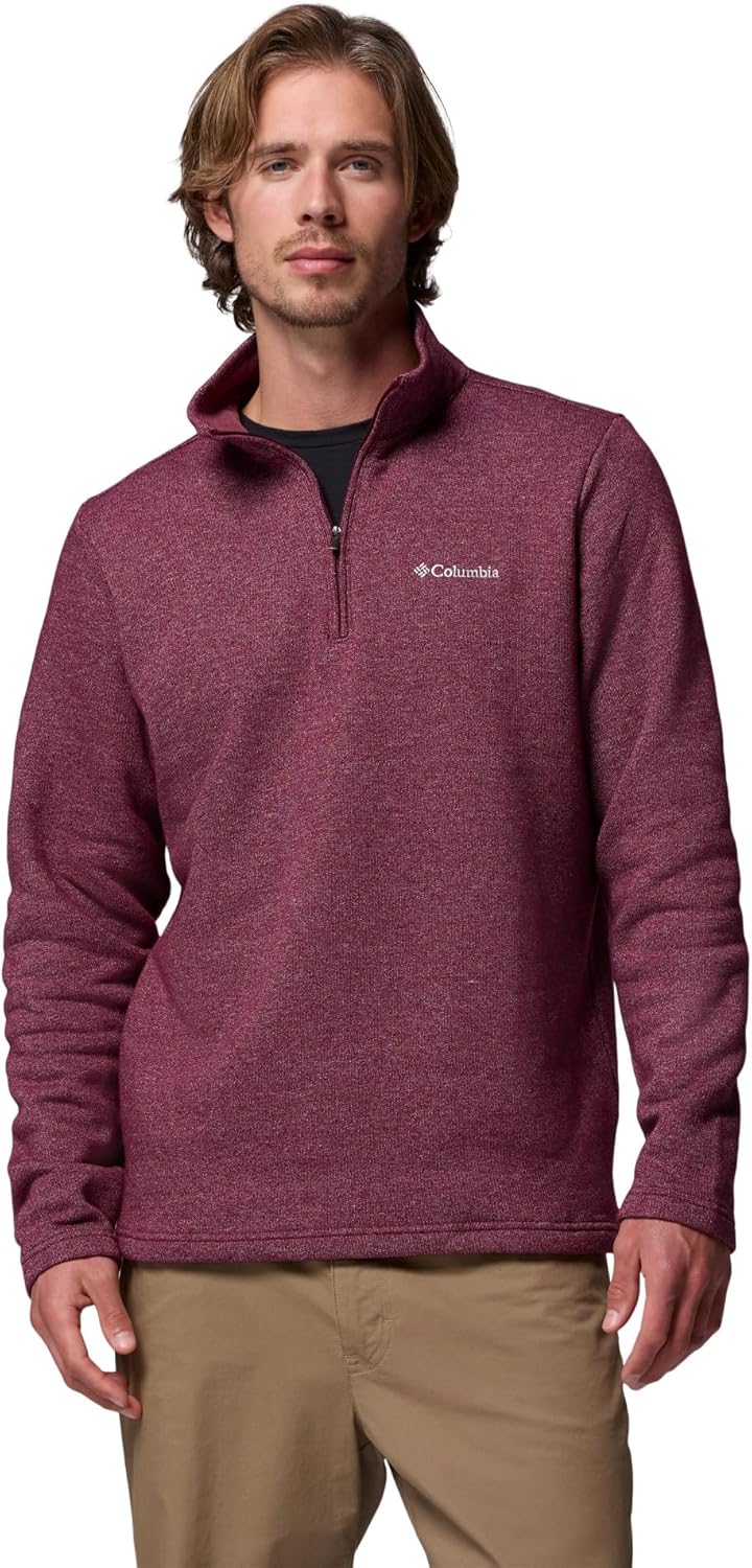 Columbia Men's Great Hart Mountain III Half Zip, Rich Wine Heather, Красный, Columbia Men's Great Hart Mountain III Half Zip, Rich Wine Heather
Columbia Men's Great Hart Mountain III Half Zip, Rich Wine Heather, Красный, Columbia Men's Great Hart Mountain III Half Zip, Rich Wine Heather