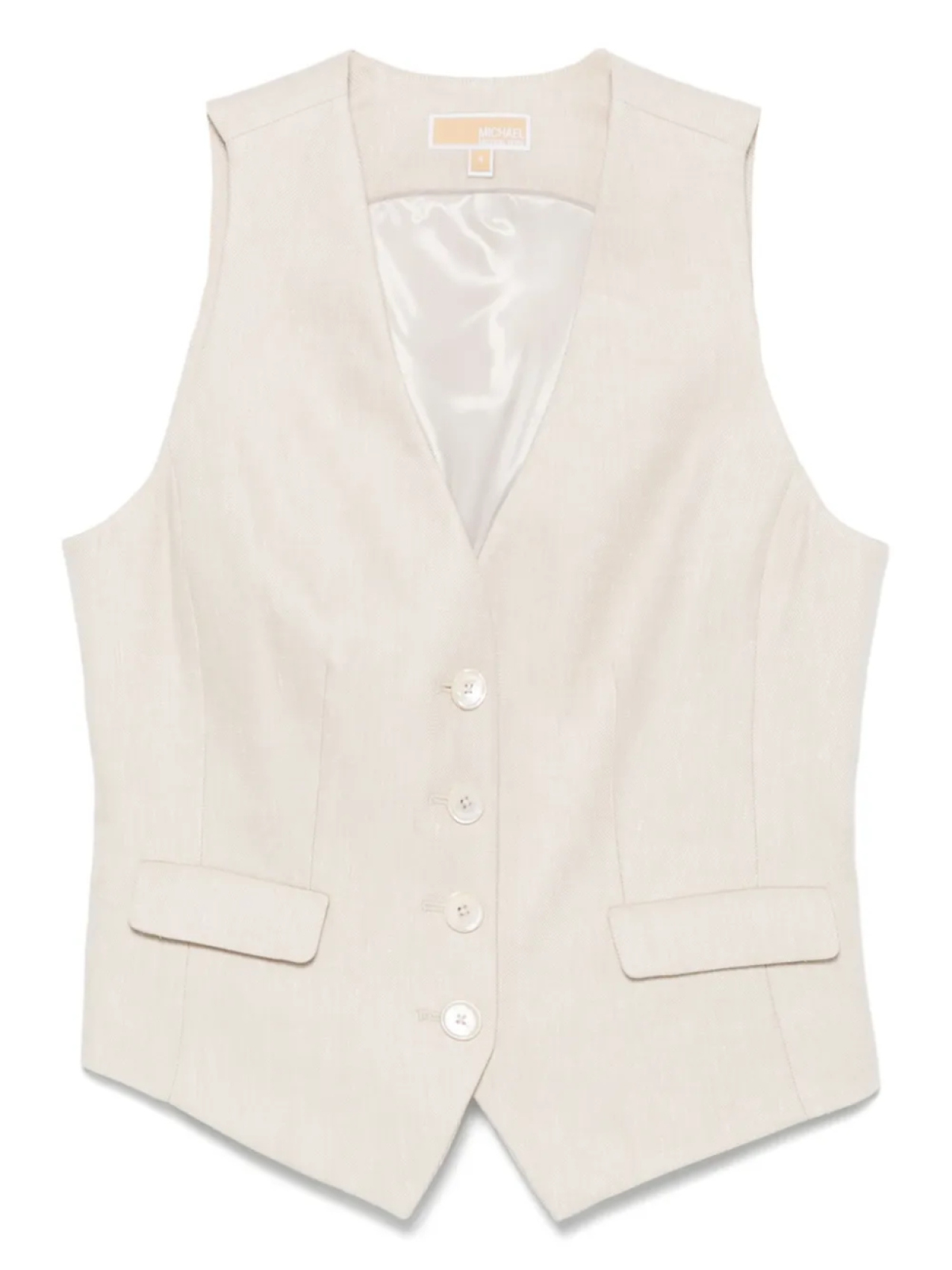 Жилет на пуговицах Michael Michael Kors, нейтральный
Жилет на пуговицах Michael Michael Kors, нейтральный