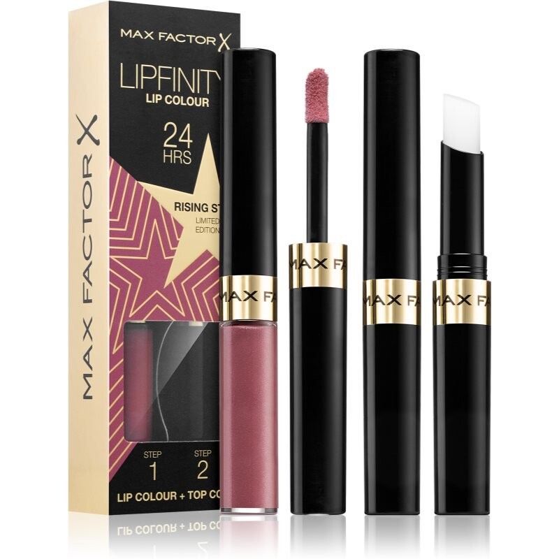 Max Factor, Lipfinity Rising Stars, стойкая жидкая губная помада с бальзамом, оттенок 084 Rising Star
Max Factor, Lipfinity Rising Stars, стойкая жидкая губная помада с бальзамом, оттенок 084 Rising Star