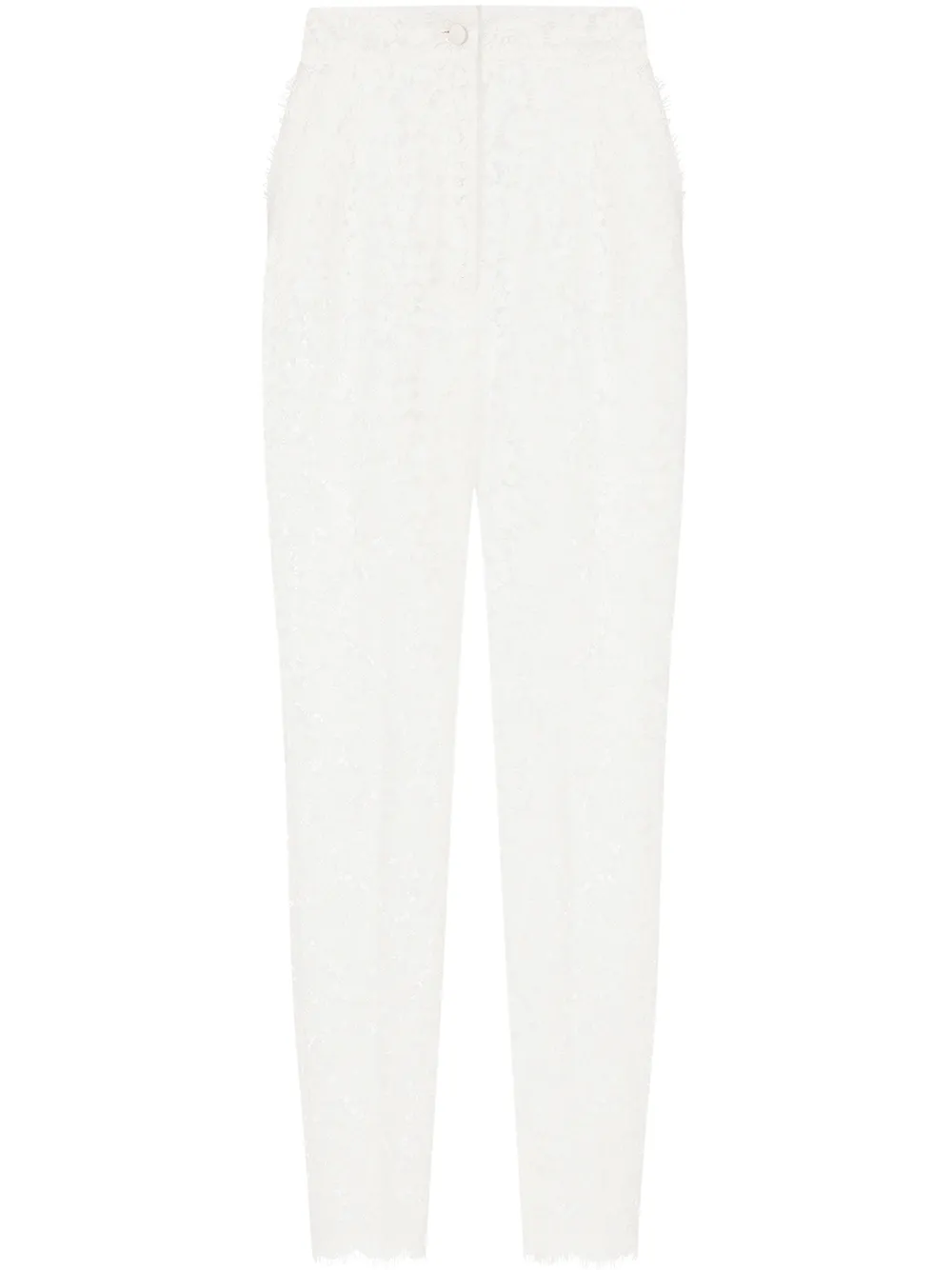 Кружевные брюки прямого кроя DOLCE & GABBANA, белый
Кружевные брюки прямого кроя DOLCE & GABBANA, белый