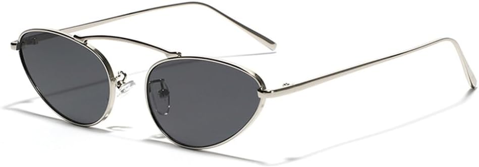 Металлические солнцезащитные очки для женщин, винтажные солнцезащитные очки для мужчин, защита от УФ-излучения UV400, зеленые, черные, женское украшение VFDHN, Silver With Black
Металлические солнцезащитные очки для женщин, винтажные солнцезащитные очки для мужчин, защита от УФ-излучения UV400, зеленые, черные, женское украшение VFDHN, Silver With Black