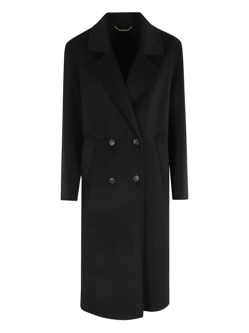 Двубортное шерстяное пальто Seventy, черный 
Двубортное шерстяное пальто Seventy, черный