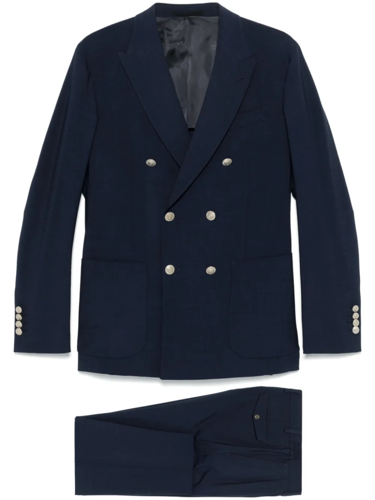 Двубортный костюм Eleventy, синий
Двубортный костюм Eleventy, синий