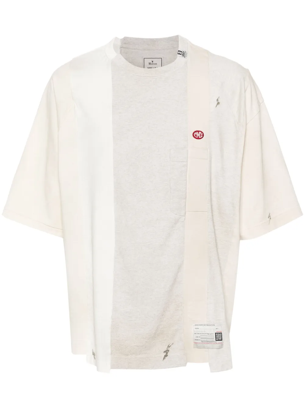 Футболка Vertical Switching Maison Mihara Yasuhiro, нейтральный
Футболка Vertical Switching Maison Mihara Yasuhiro, нейтральный