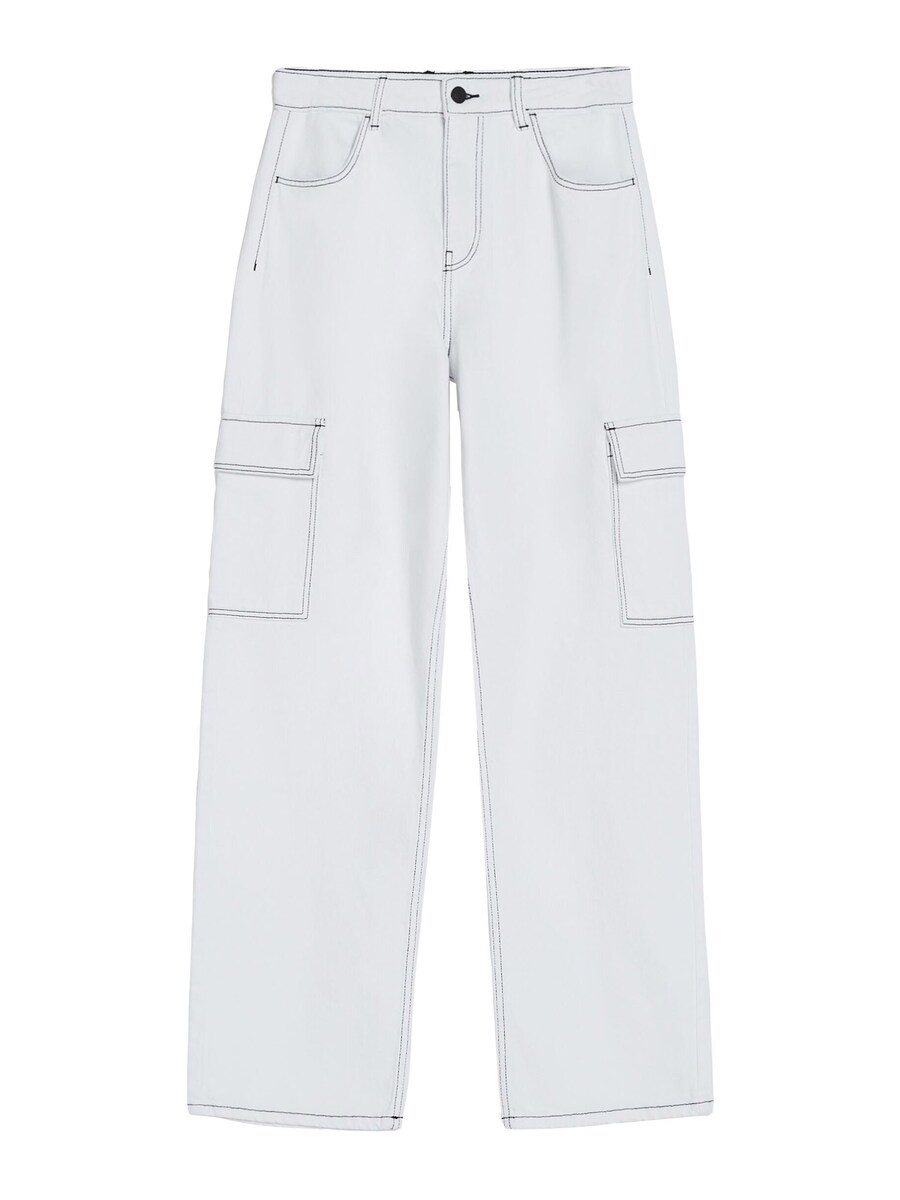 Обычные джинсы-карго Bershka, белый
Обычные джинсы-карго Bershka, белый