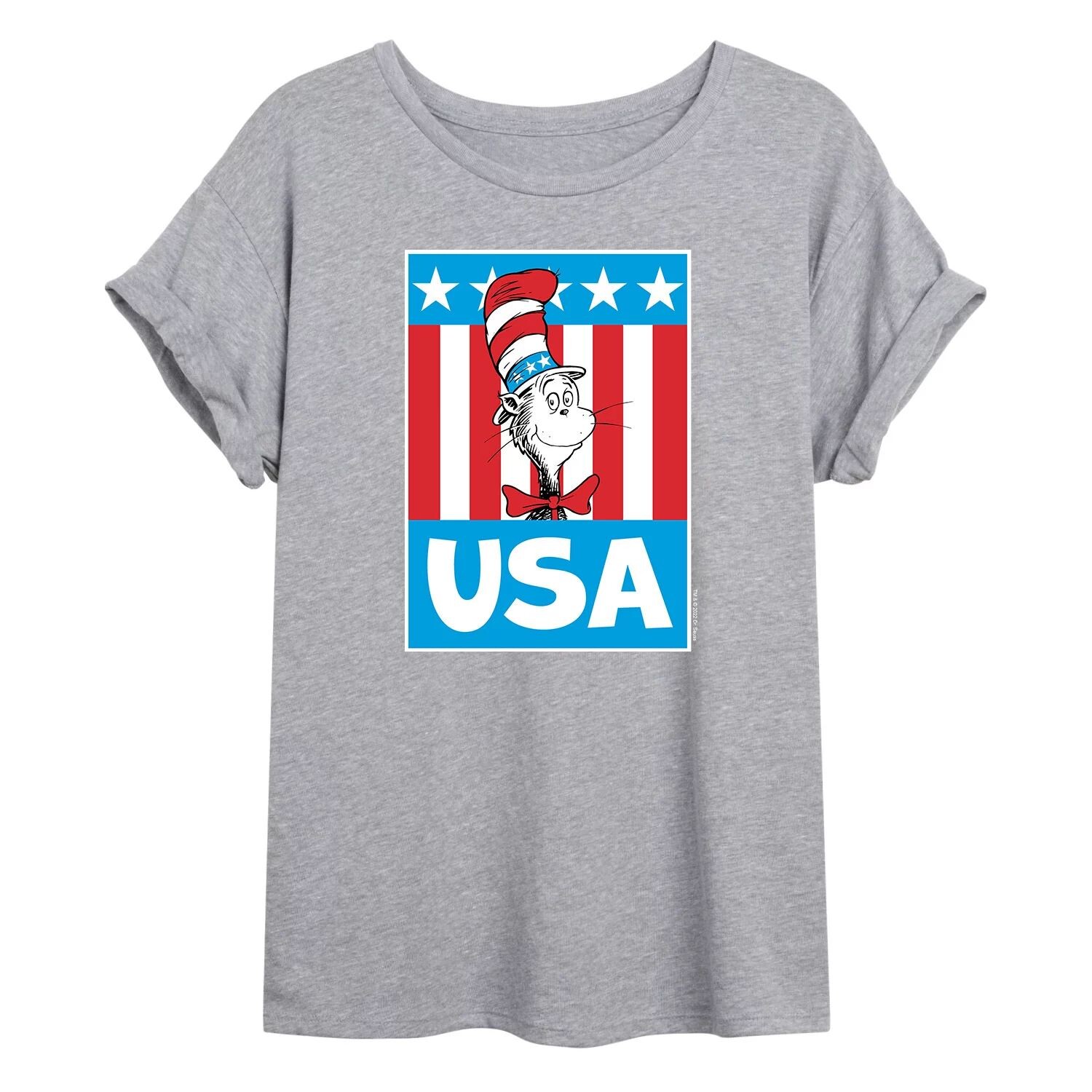 Детская шляпа Dr. Seuss Cat Hat США, футболка большого размера Licensed Character, серый
Детская шляпа Dr. Seuss Cat Hat США, футболка большого размера Licensed Character, серый