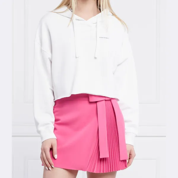 Укороченная толстовка Red Valentino, белый
Укороченная толстовка Red Valentino, белый