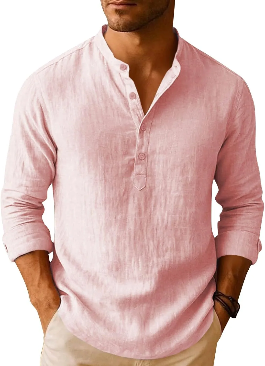 Футболка Henley для мужчин летняя свободная хлопковая
Футболка Henley для мужчин летняя свободная хлопковая