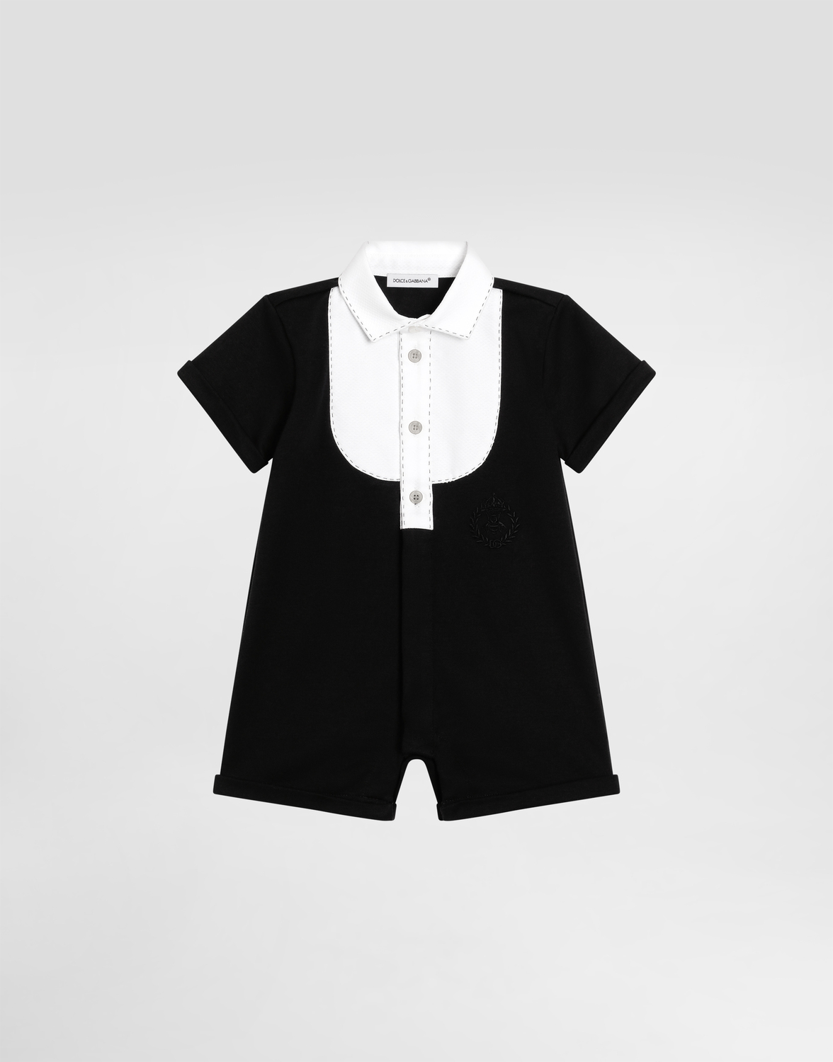 Комбинезон из интерлока и пике с вышивкой пчелы и логотипа DG Dolce&Gabbana, мультиколор
Комбинезон из интерлока и пике с вышивкой пчелы и логотипа DG Dolce&Gabbana, мультиколор