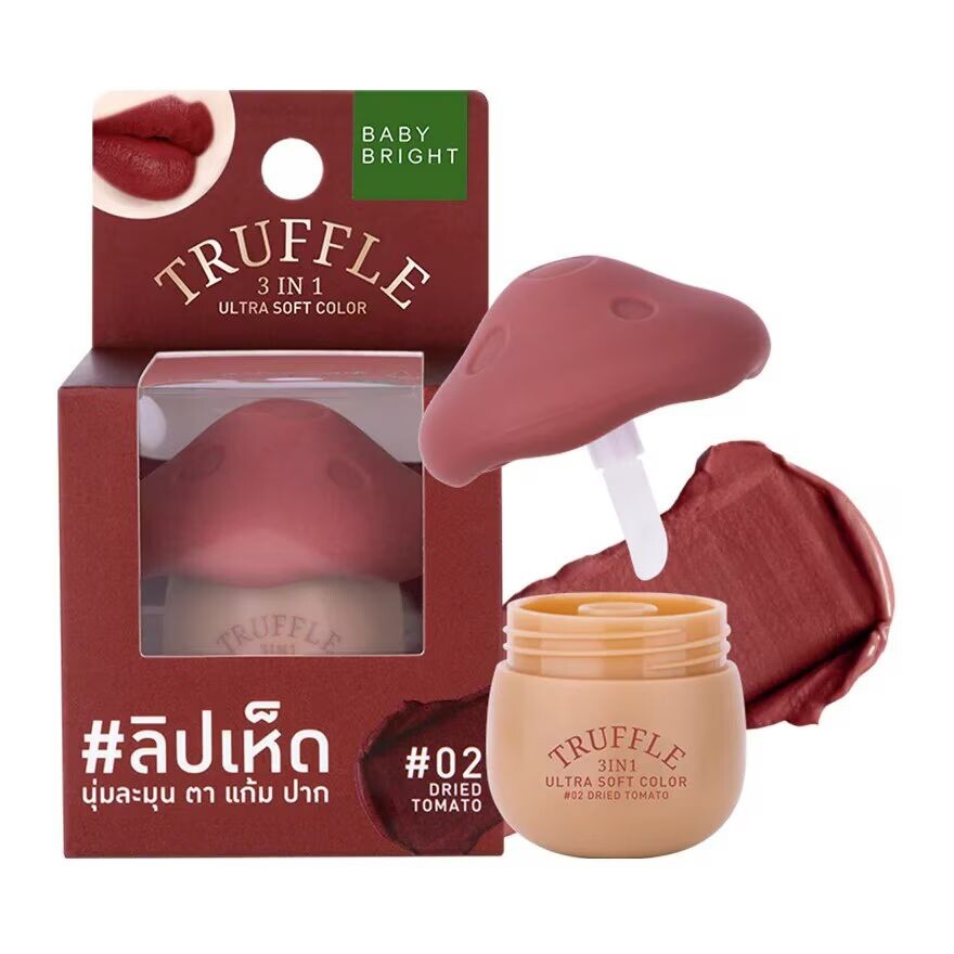 Baby Bright Трюфель 3 в 1 Ultra Soft Color Lip Lip 6г. 02 Сушеные помидоры, Dried Tomato
Baby Bright Трюфель 3 в 1 Ultra Soft Color Lip Lip 6г. 02 Сушеные помидоры, Dried Tomato