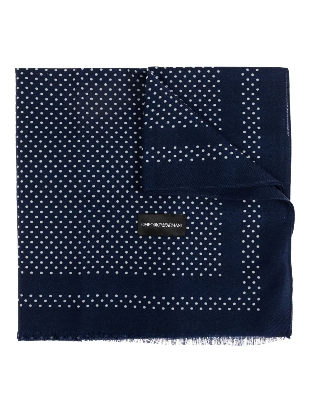 Шерстяной шарф в горох EMPORIO ARMANI, синий
Шерстяной шарф в горох EMPORIO ARMANI, синий