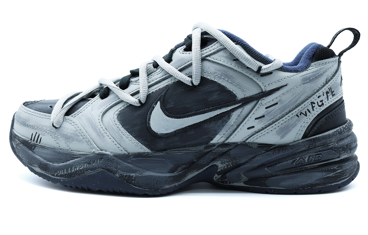 Кроссовки Nike Air Monarch 4 Chunky Sneakers Unisex Low-top Grey/black, черный/синий
Кроссовки Nike Air Monarch 4 Chunky Sneakers Unisex Low-top Grey/black, черный/синий