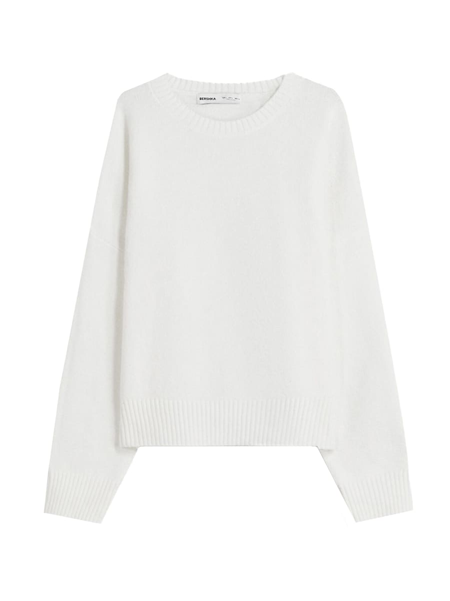 Свитер Bershka, белый
Свитер Bershka, белый