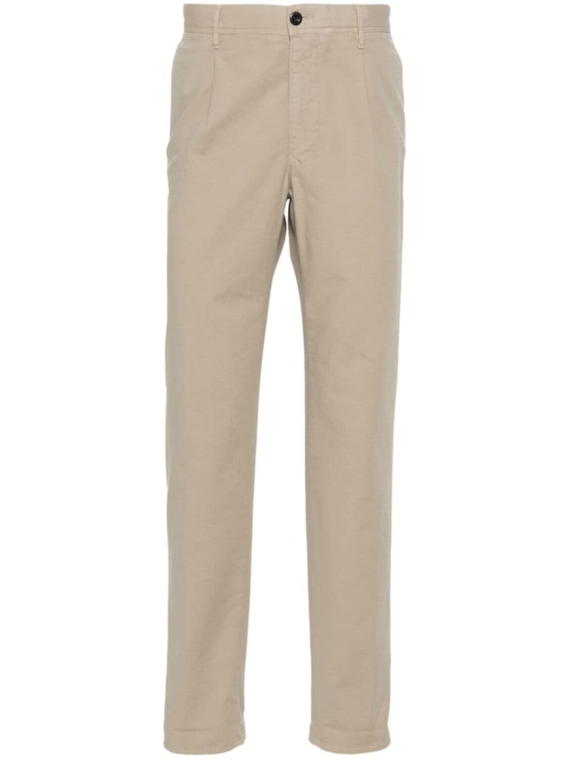 Зауженные брюки из хлопка Incotex, бежевый 
Зауженные брюки из хлопка Incotex, бежевый