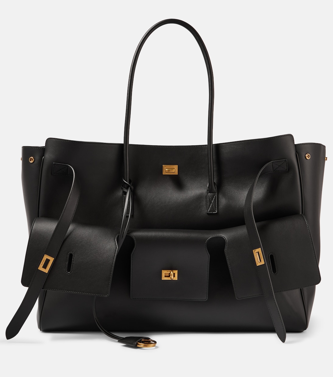 Сумка-тоут Bel Air XL из кожи Balenciaga, черный
Сумка-тоут Bel Air XL из кожи Balenciaga, черный