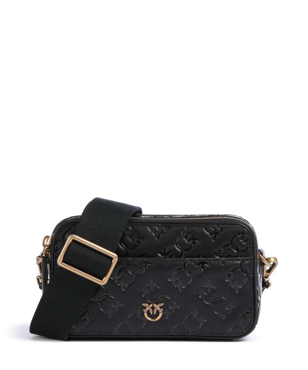 Мини-Сумка через плечо из тисненой телячьей кожи Pinko, черный
Мини-Сумка через плечо из тисненой телячьей кожи Pinko, черный