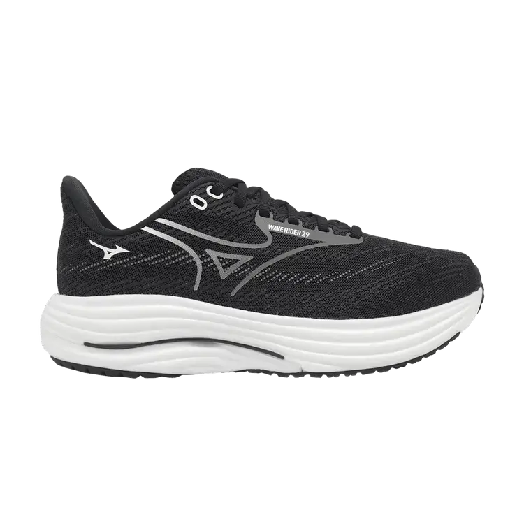Кроссовки Mizuno Wave Rider 29 Super Wide, Black White
Кроссовки Mizuno Wave Rider 29 Super Wide, Black White
