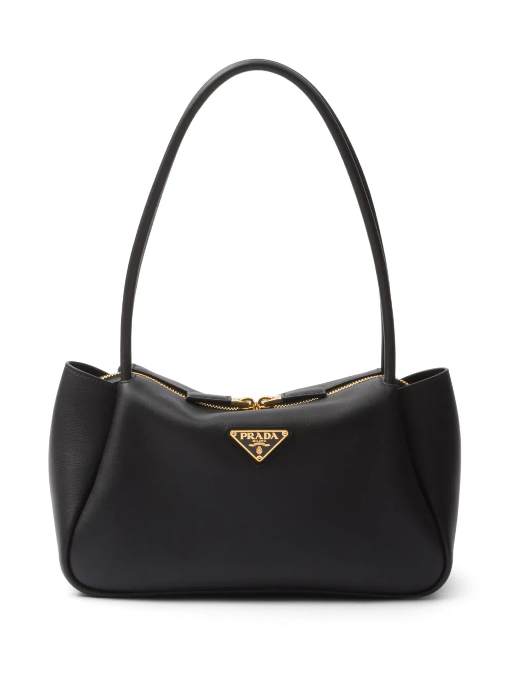 Сумка среднего размера с логотипом Prada, черный
Сумка среднего размера с логотипом Prada, черный