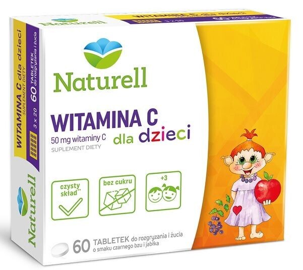 Витамин С для рассасывания Naturell Witamina C Dla Dzieci, 60 шт
Витамин С для рассасывания Naturell Witamina C Dla Dzieci, 60 шт
