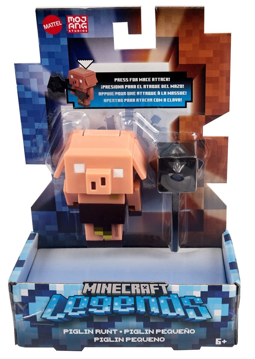 Фигурка Minecraft Legends 8 см — Piglin Runt GYR78 Mattel
Фигурка Minecraft Legends 8 см — Piglin Runt GYR78 Mattel