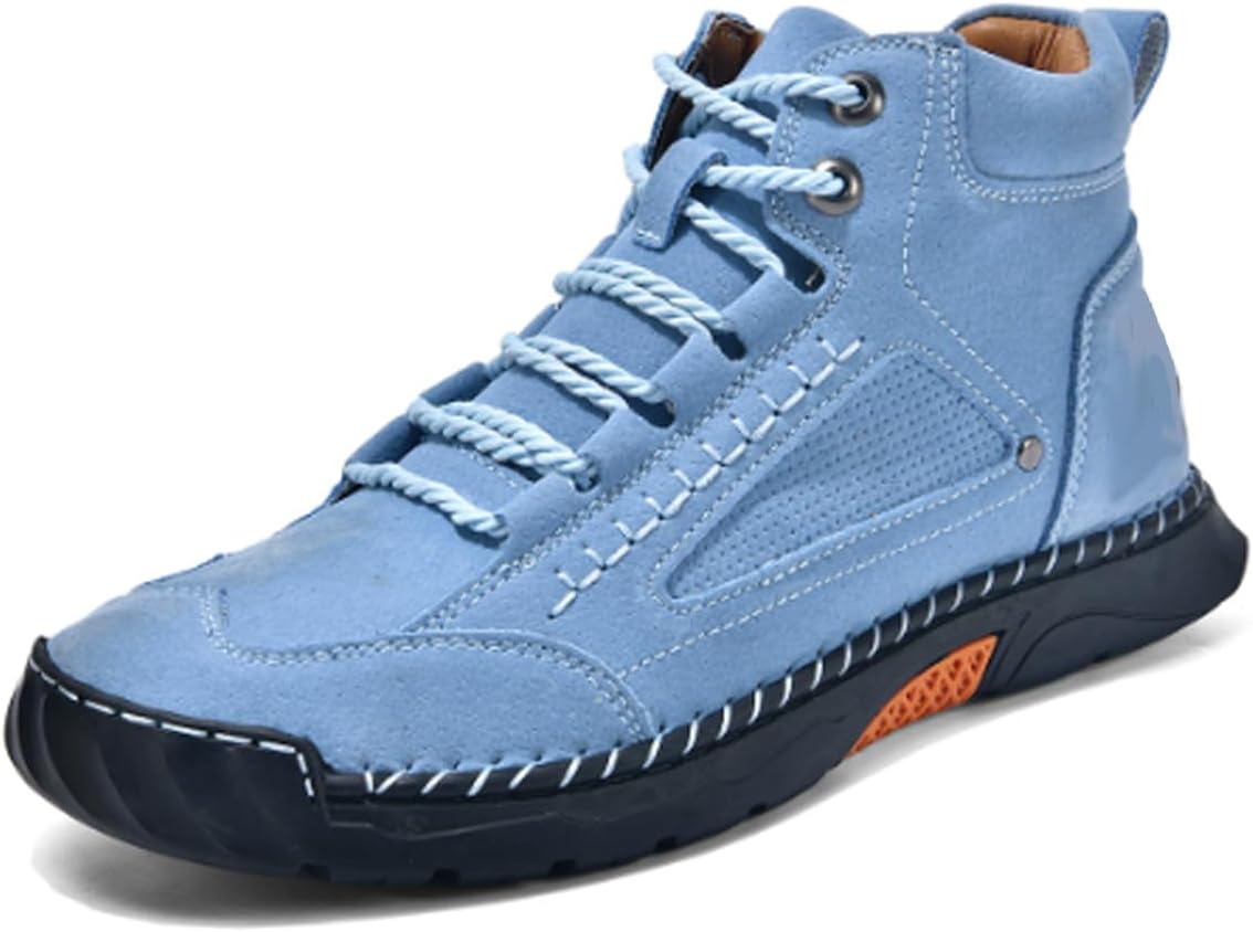 Мужские повседневные кожаные кроссовки ручной работы, средние, противоскользящие, дышащие, легкие, для улицы, ботинки чукка до щиколотки для вождения и прогулок Generic, светло-голубой
Мужские повседневные кожаные кроссовки ручной работы, средние, противоскользящие, дышащие, легкие, для улицы, ботинки чукка до щиколотки для вождения и прогулок Generic, светло-голубой