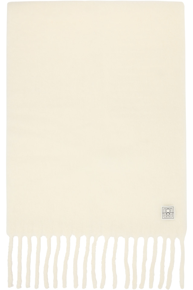 Toteme Пушистый шарф кремового цвета
Toteme Пушистый шарф кремового цвета