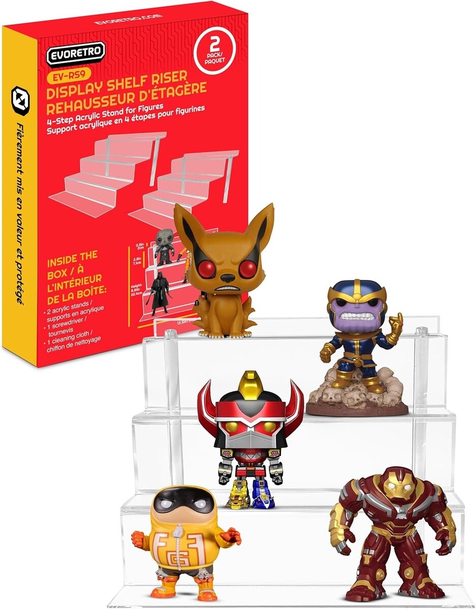 Evoretro акриловая подставка для Funko Pop! и фигурки героев, 2 упаковки Inna marka
Evoretro акриловая подставка для Funko Pop! и фигурки героев, 2 упаковки Inna marka