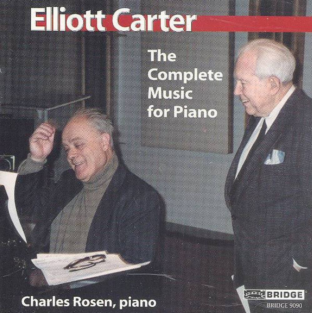 Диск CD Carter: The Complete Music for Piano - Elliott Carter, Charles Rosen
Диск CD Carter: The Complete Music for Piano - Elliott Carter, Charles Rosen