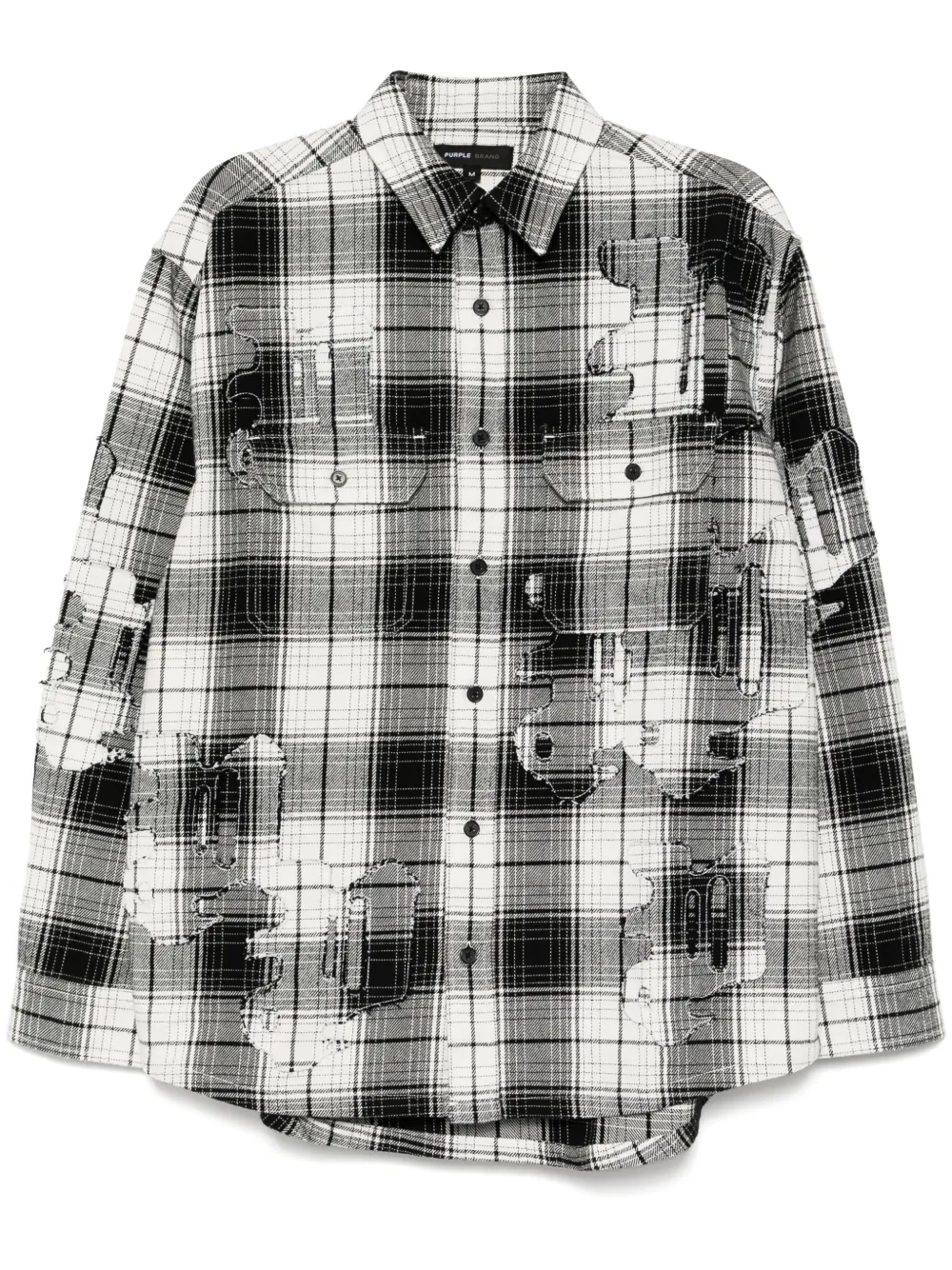 Рубашка с эффектом потертости Purple Brand, черный
Рубашка с эффектом потертости Purple Brand, черный