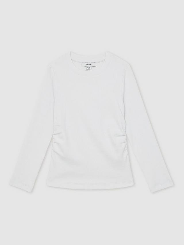 Детская футболка Trina с длинными рукавами и сборками из стрейч-хлопка Reiss, Ivory
Детская футболка Trina с длинными рукавами и сборками из стрейч-хлопка Reiss, Ivory