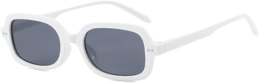 Солнцезащитные очки с защитой UV400 | Оправа с мелкими заклепками, цветные линзы | Для женщин и мужчин, для занятий спортом на открытом воздухе и вождения DSVIGF, White Gray
Солнцезащитные очки с защитой UV400 | Оправа с мелкими заклепками, цветные линзы | Для женщин и мужчин, для занятий спортом на открытом воздухе и вождения DSVIGF, White Gray