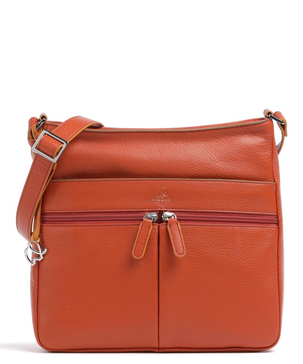 Сумка через плечо из зерненой яловой кожи Mywalit, оранжевый
Сумка через плечо из зерненой яловой кожи Mywalit, оранжевый
