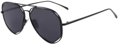 Модные женские солнцезащитные очки: классические, с двойным острием, зеркальными линзами, плоским экраном, летние, с защитой от УФ-излучения UV400 MTZJH, C01 Black
Модные женские солнцезащитные очки: классические, с двойным острием, зеркальными линзами, плоским экраном, летние, с защитой от УФ-излучения UV400 MTZJH, C01 Black