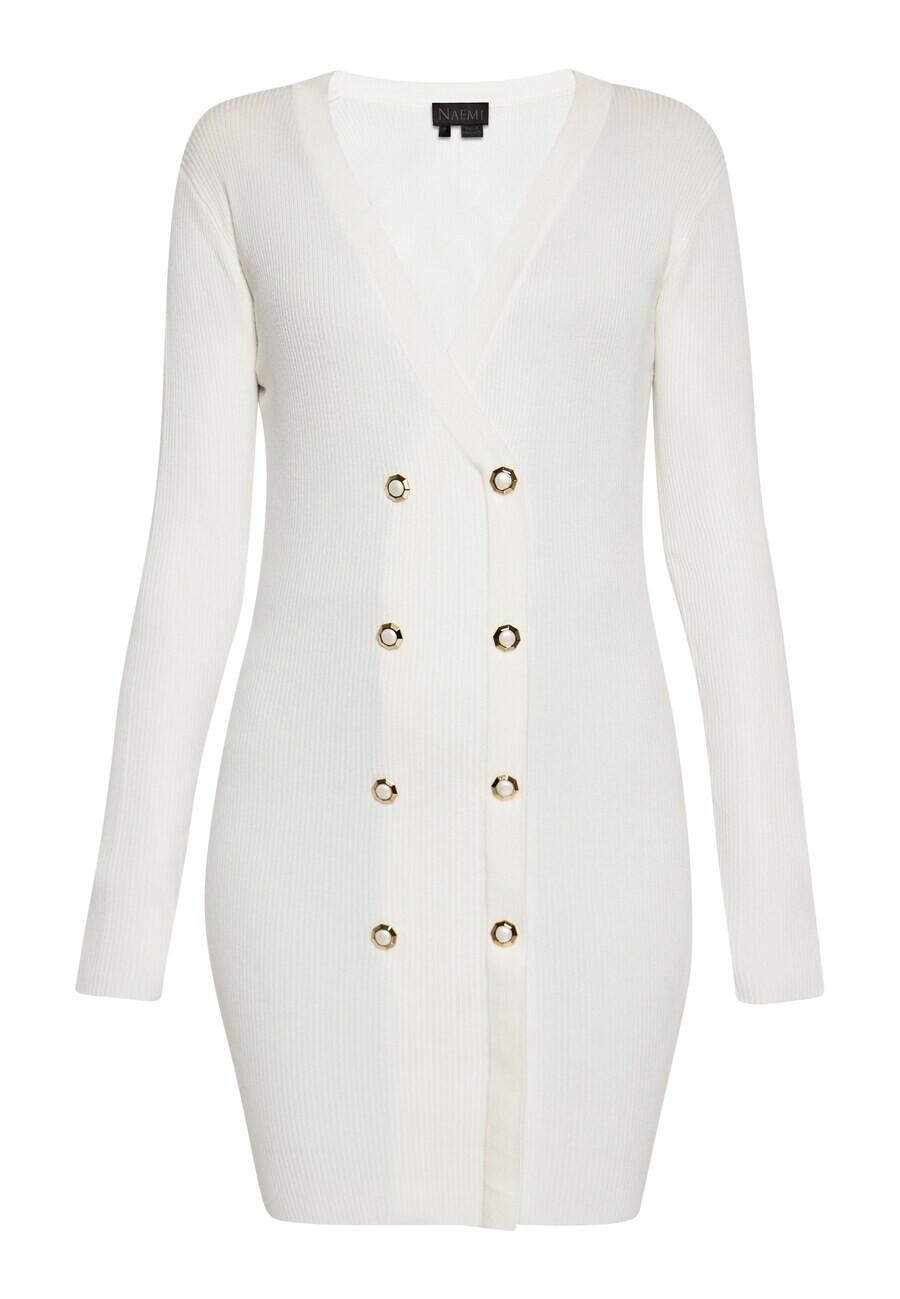 Вязаное платье NAEMI Knitted dress, белый
Вязаное платье NAEMI Knitted dress, белый