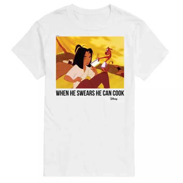 Мужская футболка Мулан «Он умеет готовить» Disney, белый
Мужская футболка Мулан «Он умеет готовить» Disney, белый
